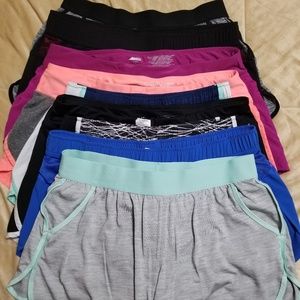 9 pairs avia shorts
